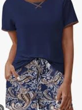 Ekouaer Comfy Lounge and Pajamas 2-Piece Set - Size S